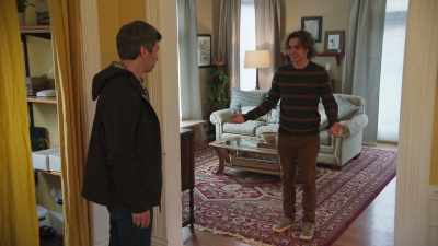 - Hug? Can I get a hug?
- Yeah, yeah. 'Course. Hey. - The Rehearsal