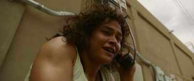 -HUGHEY: (OVER PHONE) Hello?
 - (SOFTLY) Hughey. - Love Lies Bleeding