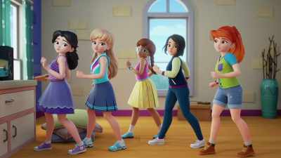 Huh?
[ALL LAUGHING] - LEGO Friends: Girls on a Mission