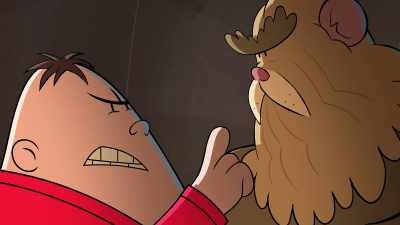 -Huh?
-And these fake fangs, sharp as envelopes. - The Epic Tales of Captain Underpants