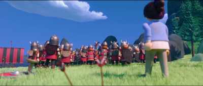 -Huh?
-(chanting continues) - Playmobil: The Movie