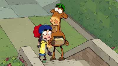 - Huh?
- [headset beeps] - It's Pony
