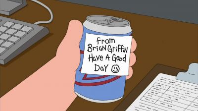 Huh. I guess that Brian Griffin
is a good egg after all. - Family Guy