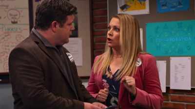 -Huh. "In class, can't talk."
-[gasps] - No Good Nick