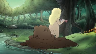 Huh? Is that a woman or a bear? - Disenchantment