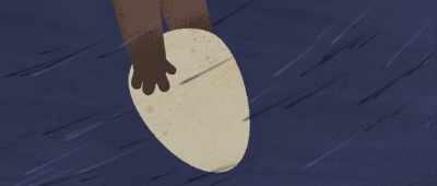 Huh? It's Marvin!
He's saved the little egg! - Puffin Rock and the New Friends