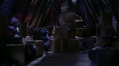 Huh, just looks like
a junky, old attic. - Mickey and Friends: Trick or Treats