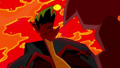 -Huh?
-Kid, hurry. - American Dragon: Jake Long