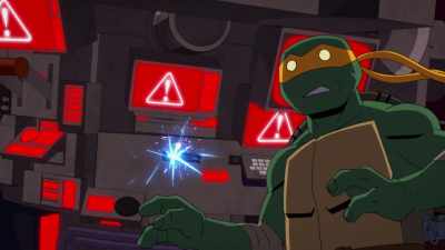 Huh? Mikey, whatever you
did, keep doing it. - Batman vs Teenage Mutant Ninja Turtles