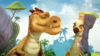 Huh! Not bad for a non-flying
feathered dinosaur. - Gigantosaurus