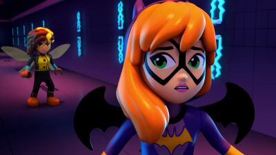 -Huh? -Nowhere to go, Batgirl. - LEGO DC Super Hero Girls: Brain Drain