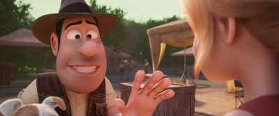 Huh? Oh! [chuckles] - Tad, the Lost Explorer and the Emerald Tablet