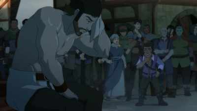 Huh? Oh, hello, handsome. - The Legend of Vox Machina