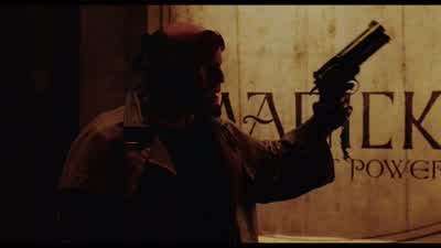 - Huh? - - Hellboy