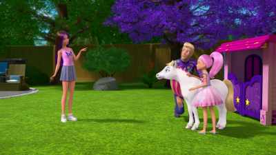 Huh, so this happened.
Nice clothes. - Barbie: A Touch of Magic