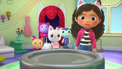 Huh. That's strange.
Our GabbyCatCam is gone. - Gabby's Dollhouse