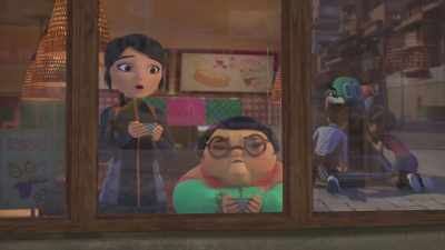 -Huh. Well, I called the
appliance store to return it. - Abominable and the Invisible City