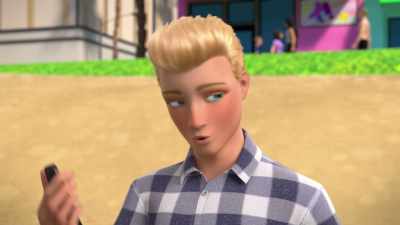 Huh. What, that's...
Hey, do you know this girl? - Barbie: A Touch of Magic