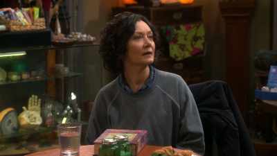 Huh. White people
making fun of something - The Conners