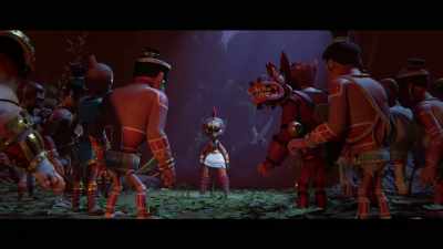 - Huh?
- Who dares challenge Bear Killah, man? - Maya and the Three