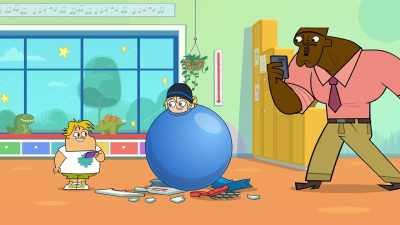 - Human-basketball-boy-slam-dunk - Total DramaRama
