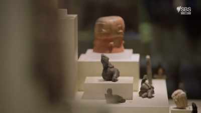 Human figures
carved with such rich variety. - Raiders of the Lost Past with Janina Ramirez