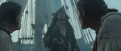 Human hair. - Pirates of the Caribbean: The Curse of the Black Pearl