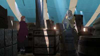 Humans always play
the same part, - Maquia: When the Promised Flower Blooms