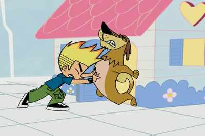 (HUMMING, SCREAMS) - Johnny Test