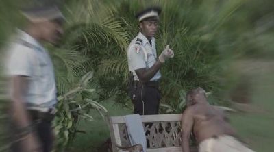 HUMPHREY: Why's he not wearing his shirt? - Death in Paradise
