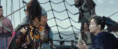 Hundreds, thousands of fire columns
burn up to the surface. - The Pirates: The Last Royal Treasure