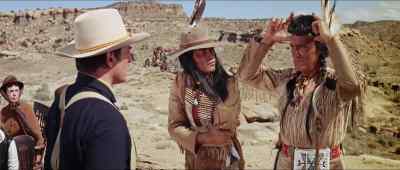 Hunt buffalo. Minding own business. - The Hallelujah Trail