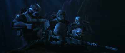 - [Hunter] Negative. Stand down.
- What? - Star Wars: The Bad Batch