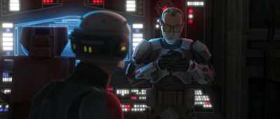 Hunter said they're tagging ships
inside their impound facility. - Star Wars: The Bad Batch