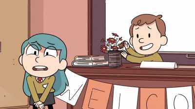 -Hurry, David.
-[Alfur grunting] - Hilda
