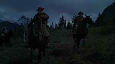 Hurry! Gannon, he's after the cattle. - The Far Country