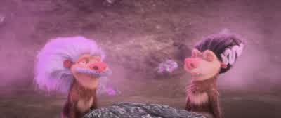 Hurry GrannyDon't you hurry meI've been struck by lightning more timesAhh Grannythan you've had hot breakfasts - Ice Age: Collision Course