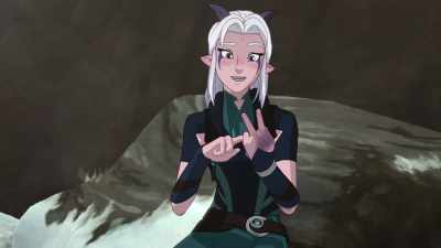 "Hurry, hurry." "Let's go, go, go.'" - The Dragon Prince