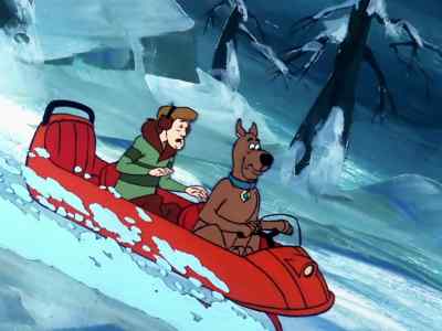 Hurry! Turn left! Turn right!
He's right behind us! - Scooby-Doo, Where Are You!