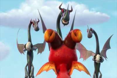 Hurry up, dragon.
We need to get our precious cargo home. - Dragons: Rescue Riders