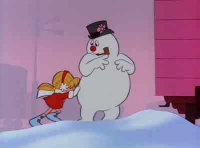 Hurry up, frosty,
the train is pulling out. - Frosty the Snowman