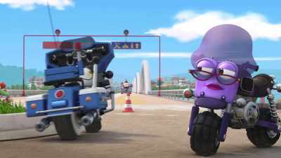 Hurry up, now. You can still
catch up to the last float. - Ricky Zoom