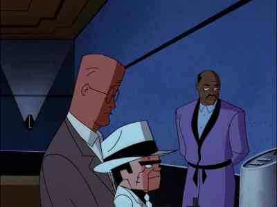 - Hurry up with that stuff.
- We're coming. - The New Batman Adventures