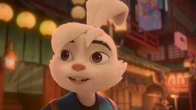 -Hyah!
-[thuds] - Samurai Rabbit: The Usagi Chronicles