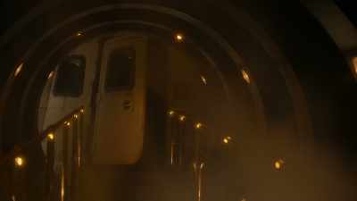 [hydraulics whirring] - The Astronauts