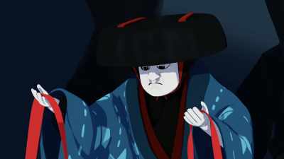 -[hyoshigi sticks playing]
-A storm in his soul. - BLUE EYE SAMURAI
