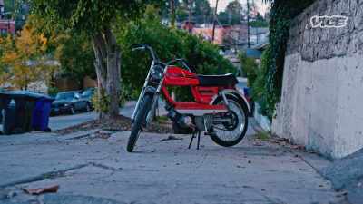 I had a little moped,
and I used to be - I Was a Teenage Felon
