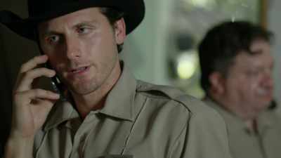 I had a real nice policeman
come in here earlier - Hubcap