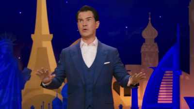 I had a really awkward moment on stage
recently while I was doing a show - Jimmy Carr: The Best of Ultimate Gold Greatest Hits
