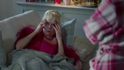 I was absolutely knackered after that walk
yesterday. Didn't even hear Terry come in. - Blood Actually: A Murder, They Hope Mystery